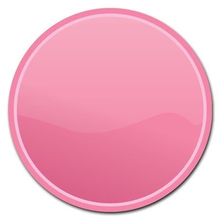 Pink Circle Vinyl Laminated Decal